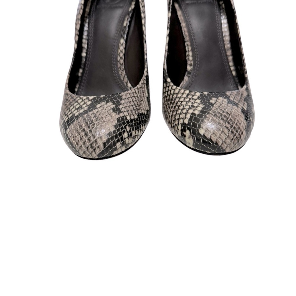 TORY BURCH Astoria Snakeskin Print Wedge Shoe Sz 8 - Picture 6 of 13